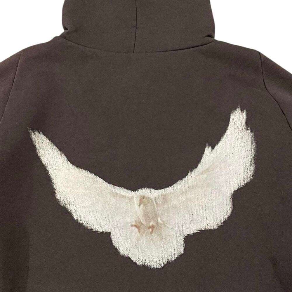 Rare Yeezy Gap Dove hoodie Sweatshirt Size M - Picture 3 of 8